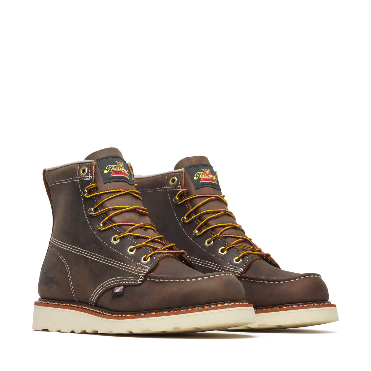 Thorogood Mens Steel 6-Inch Moc Toe American - view 2