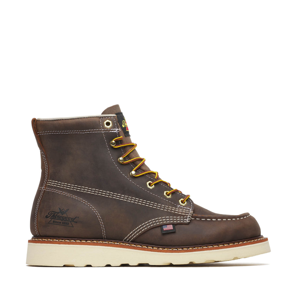 Thorogood Mens Steel 6-Inch Moc Toe American - view 3