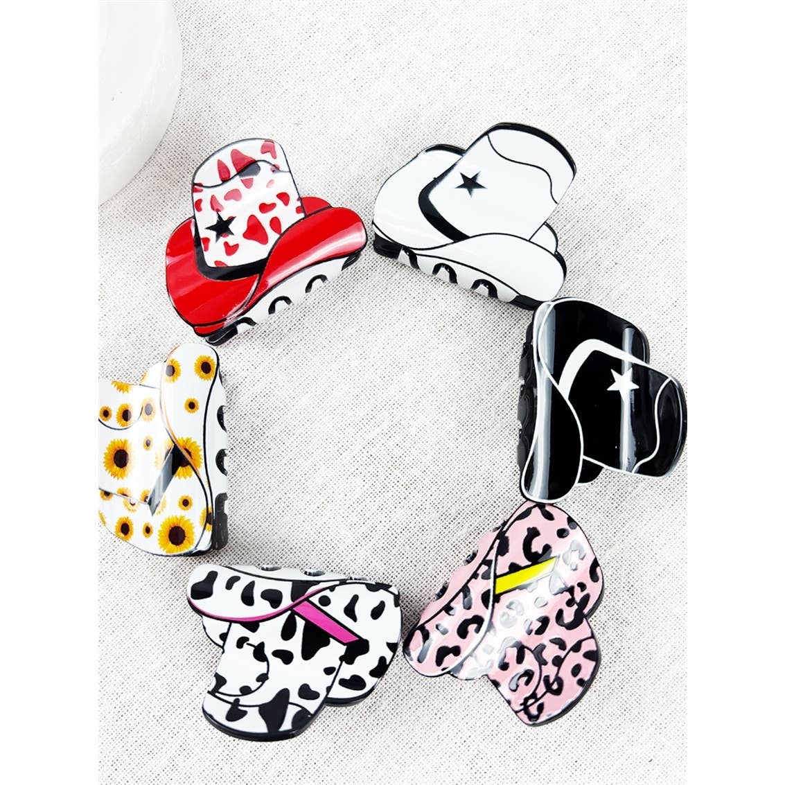 Love And Repeat Mini Cowboy Hat Hair Claw Clip LRPCJC-11533M - view 2