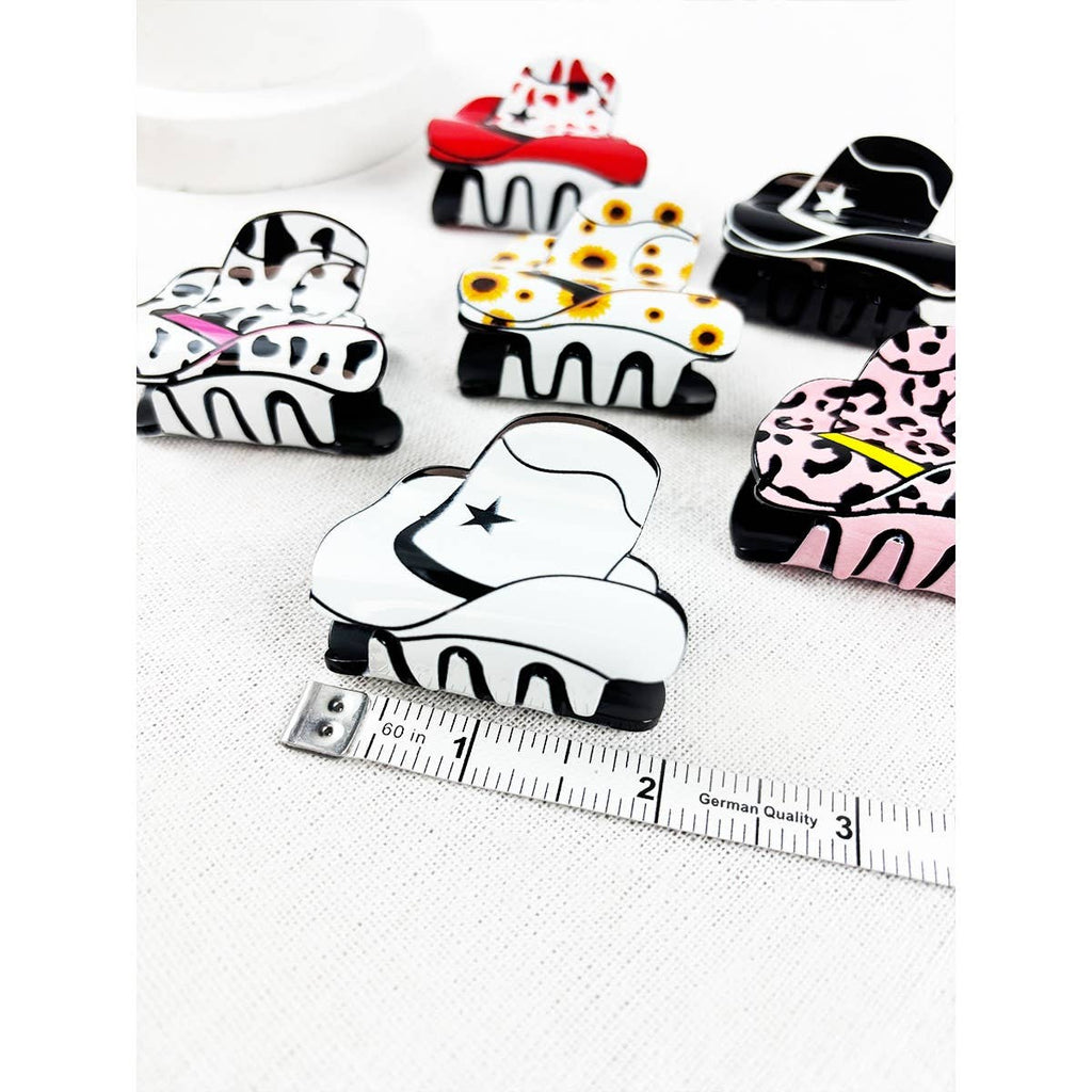 Love And Repeat Mini Cowboy Hat Hair Claw Clip LRPCJC-11533M - view 5