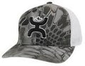Hooey Bass Gry/W Flexfit Blk/Wh Logo-2155GYWH