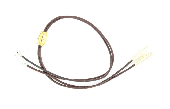 M and F Western Mf Stampede String Brown Bone - Mens