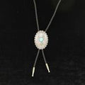 M&F Western Bolo Oval Flower Turq Stone