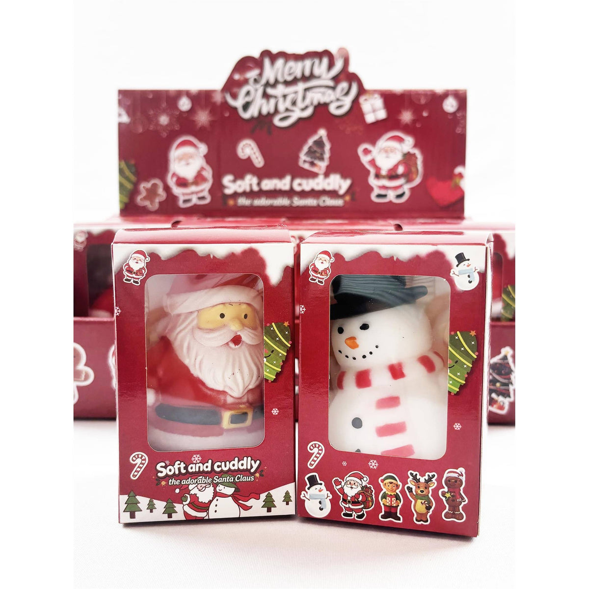 Love And Repeat Kids Christmas Santa And Snowman Squishy LRMLCT074 - view 9