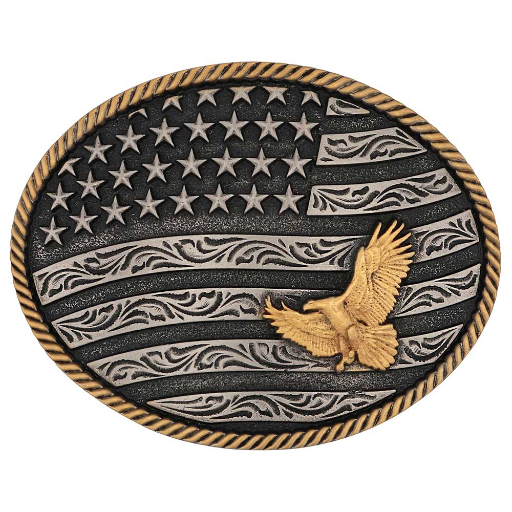 Montana Silversmiths Freedom's Majesty Attitude Buckle - A1014P