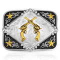 Montana Silversmiths Six Shooter Buckle - A1078P