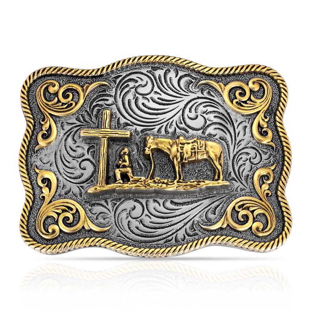 Montana Silversmiths Steadfast Faith Buckle - A1097P