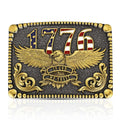 Montana Silversmiths Stars and Stripes 1776 Eagle Buckle - A1103P