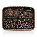 Montana Silversmiths Frontier Cattle Drive Buckle - A1105C