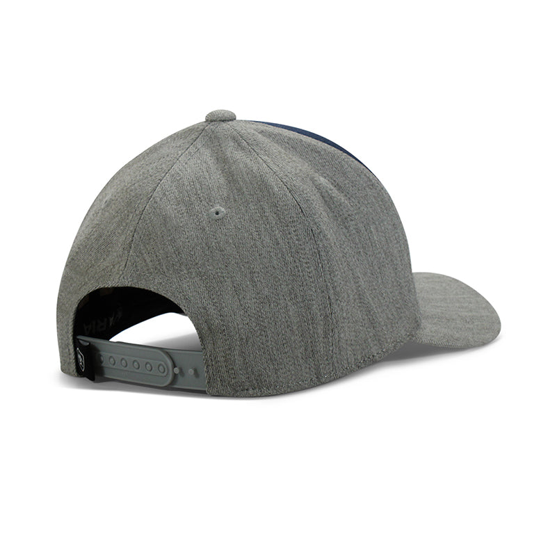 Ariat Mens Flexfit 110 Two-Tone Offset Logo Fabric Snapback Cap Navy A300014703 - view 3