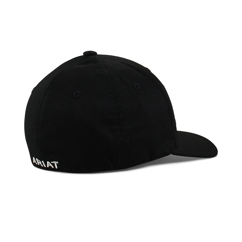 Ariat Mens Flexfit USA Flag Shield Cap Black A300045001 - view 2