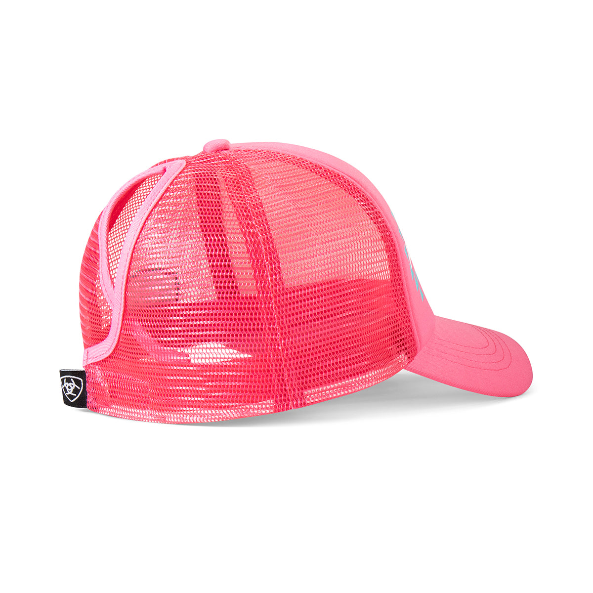 Ariat Womens Pony Flow Southwest Print Logo Hot Pink A300086029 - view 2