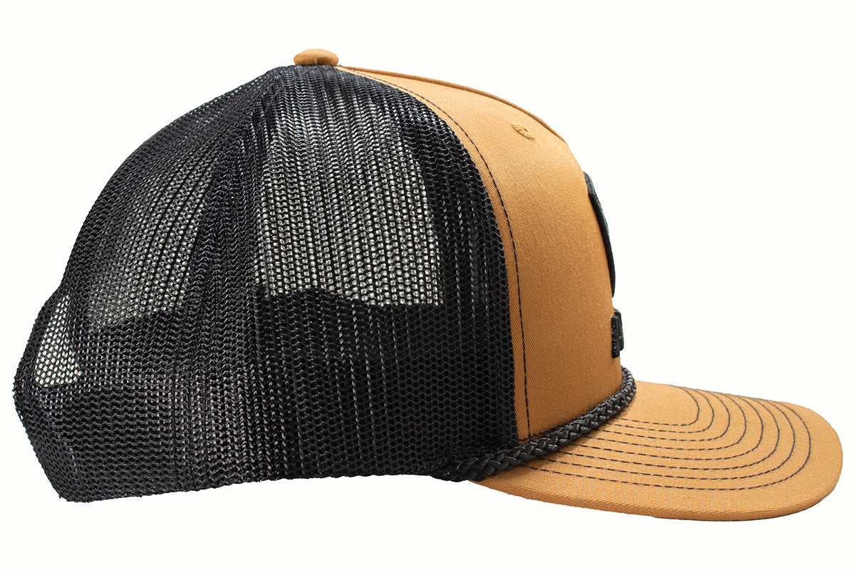 Ariat Mens Riat Cap R112 Snapback 3D Emb Logo Tan A300090008 - view 3