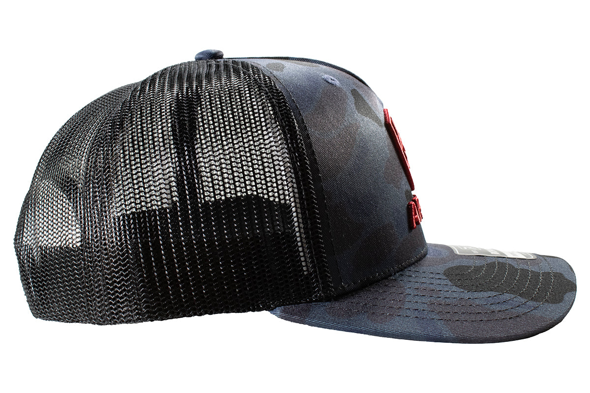 Ariat Mens Cap R112 Snapback Camo 3d Emb Logo Navy A300090103 - view 3