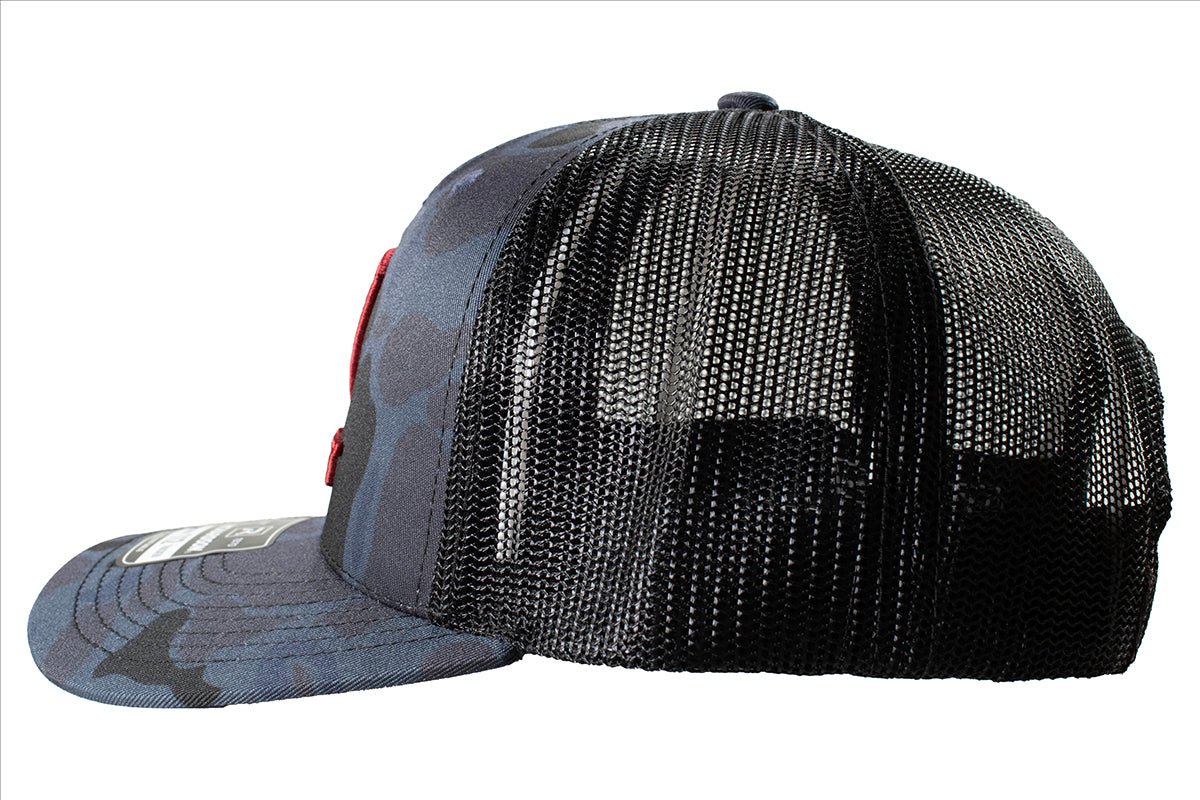 Ariat Mens Cap R112 Snapback Camo 3d Emb Logo Navy A300090103 - view 4