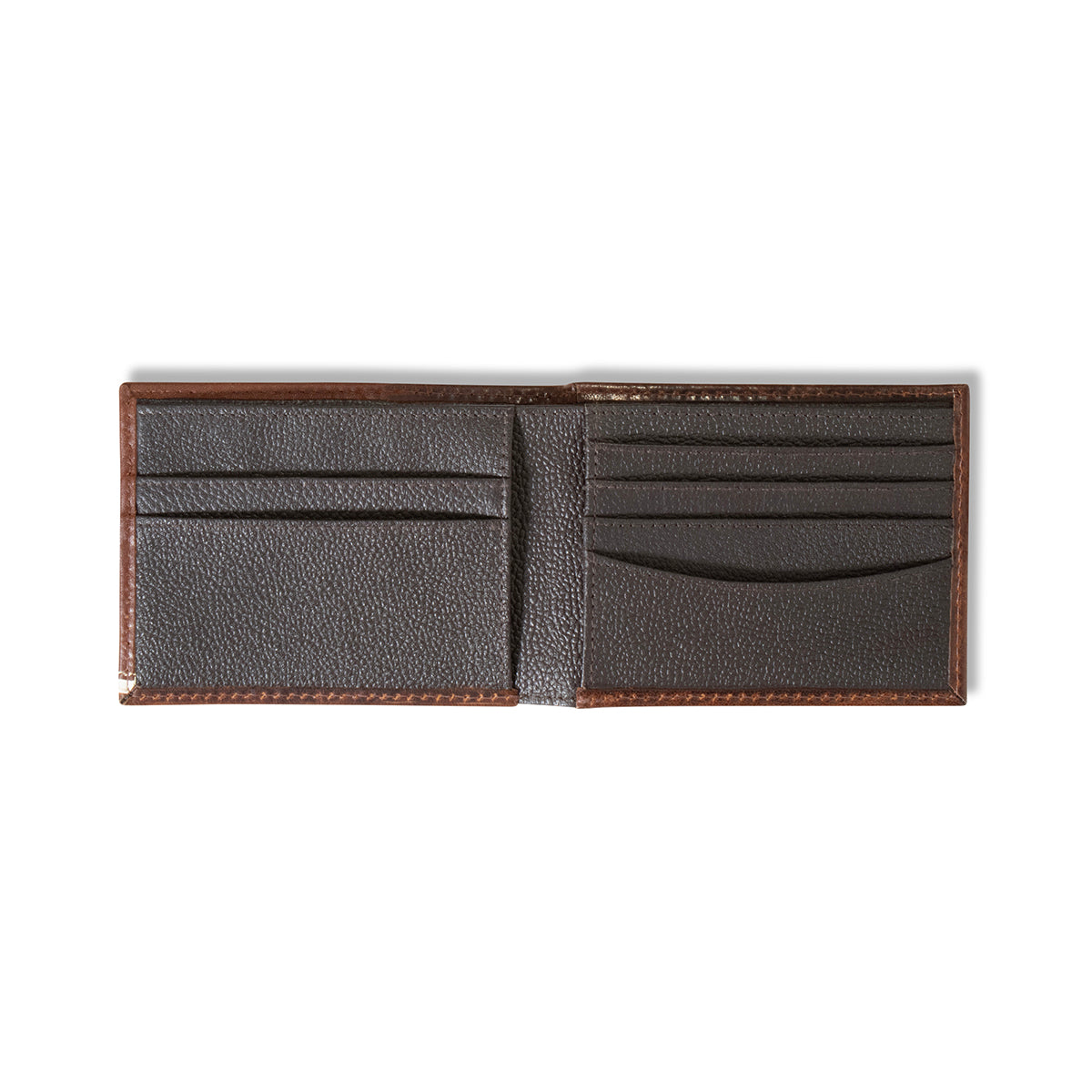 Ariat Mens Two-Tone Shield Logo Bifold Wallet Tan A3547908 - view 2