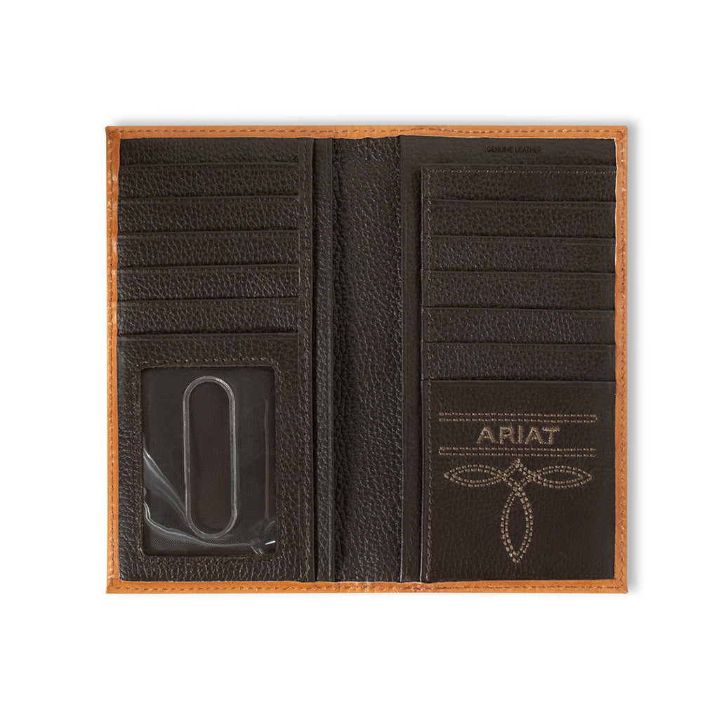Ariat Mens Rodeo Floral Embossed Wallet A3559748 - view 2