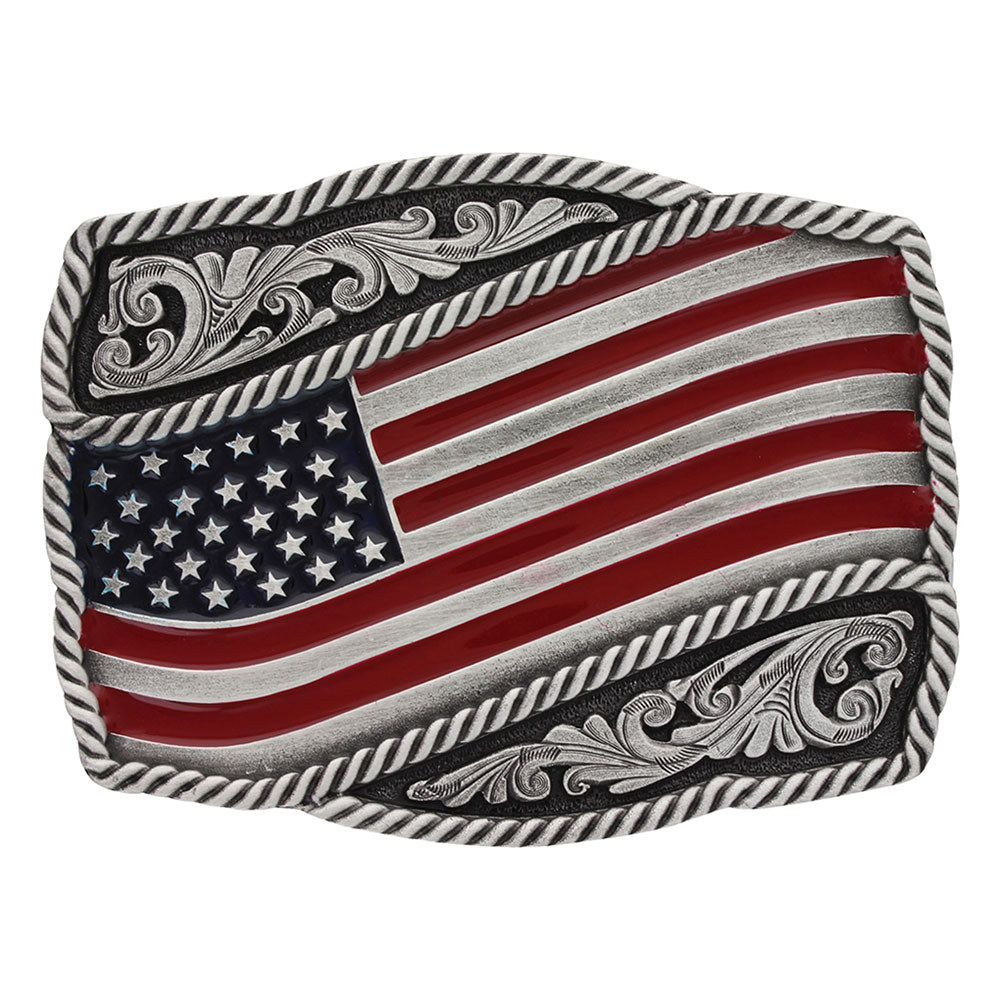 Montana Silversmiths Painted American Flag