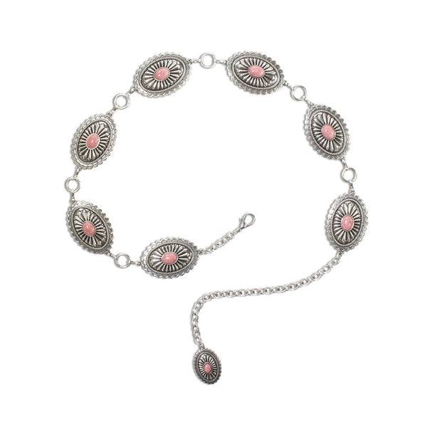 Ariat Womens Pink Concho Belt-A1515830