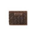 Ariat Mens Basket Weave Bifold Wallet - A3567744