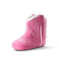 Ariat Infant Girls Hot Pink Boot White Stitching Casanova Style - A442003729