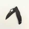 Ariat Large Folding Serrated Black Knife - A710010101-L