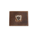 Ariat Mens Calf Hair Logo Bifold Wallet - A3566802