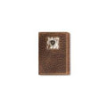 Ariat Mens Calf Hair Logo Trifold Wallet - A3566702