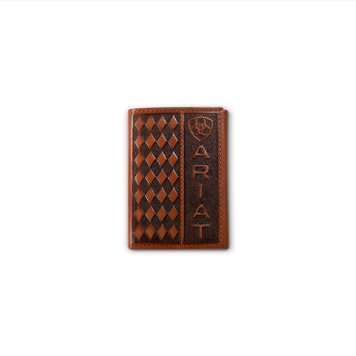 Ariat Mens Diamond Embossed Trifold Wallet - A3568502