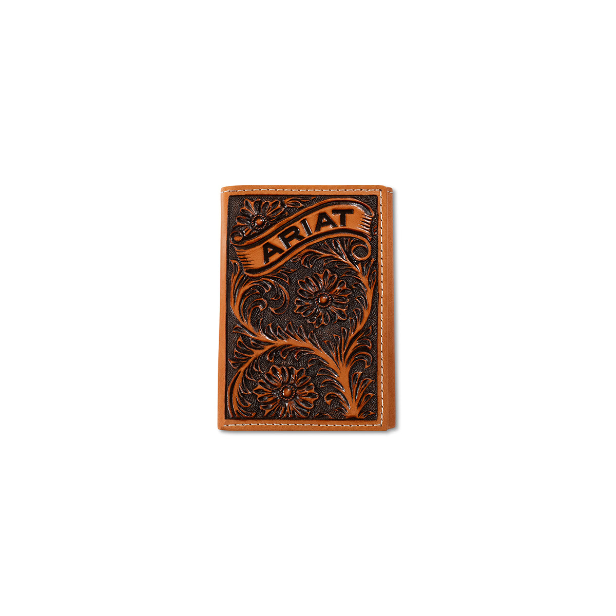 Ariat Mens Floral Banner Trifold Wallet - A3568108