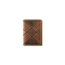 Ariat Mens Patchwork Trifold Wallet - A3565497