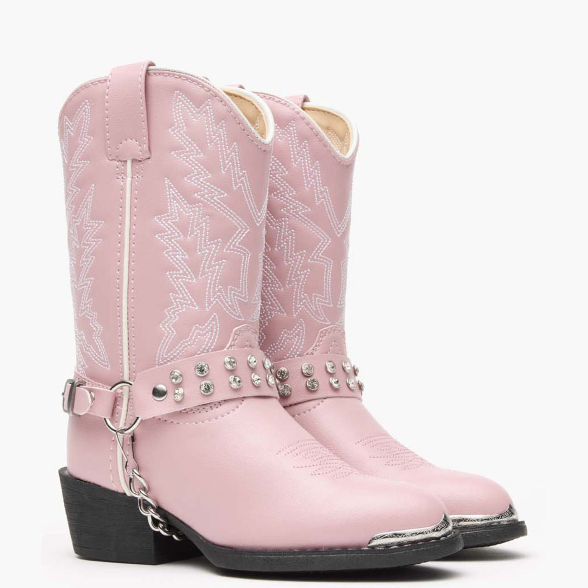 Durango Kids Lil' Durango Pink Rhinestone Western Boot-BT568