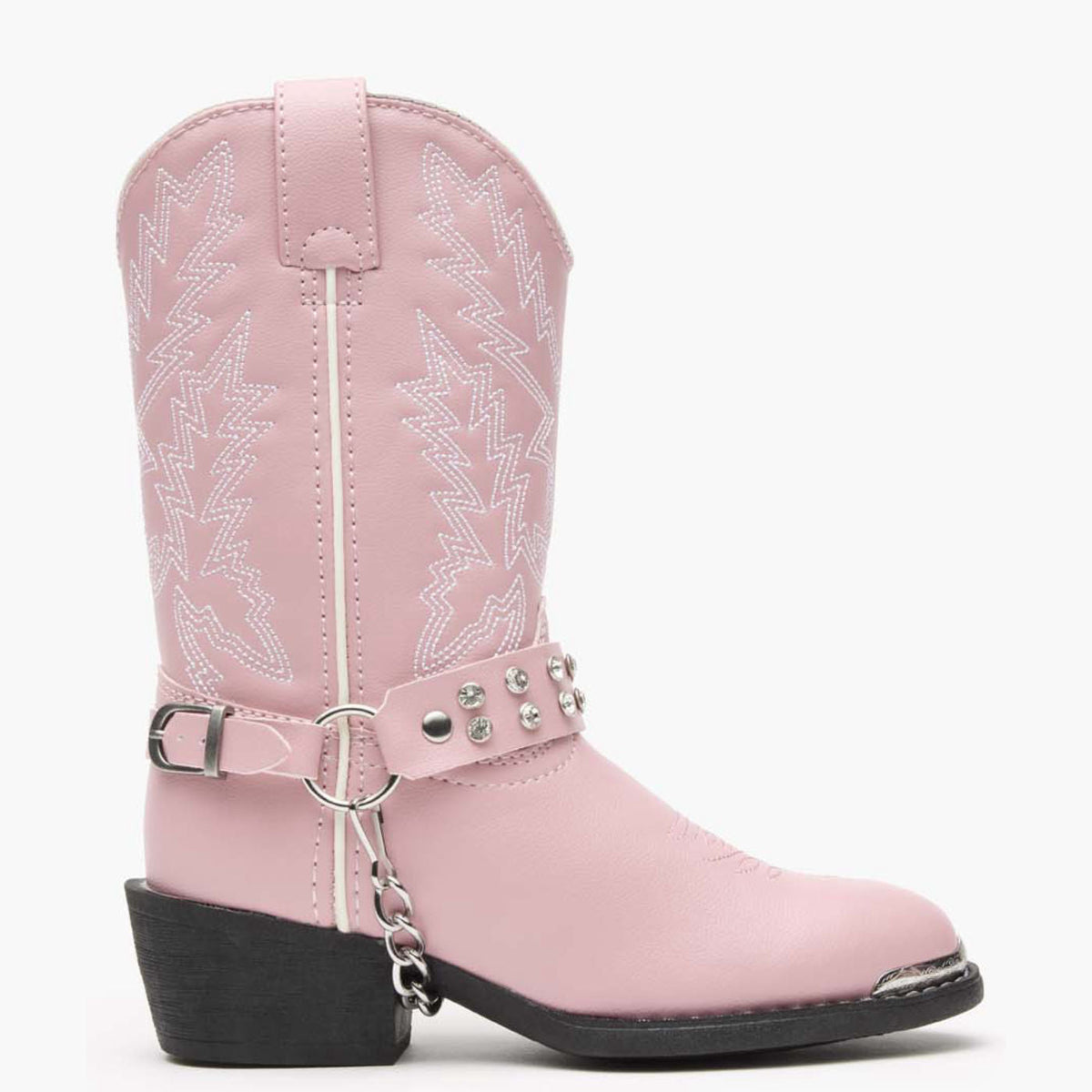 Durango Kids Lil' Durango Pink Rhinestone Western Boot-BT568