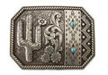 Blazin Roxx Cactus Turquoise Womens Buckle - 37941