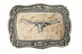 Blazin Roxx Longhorn Hair On Womens Buckle - 37951