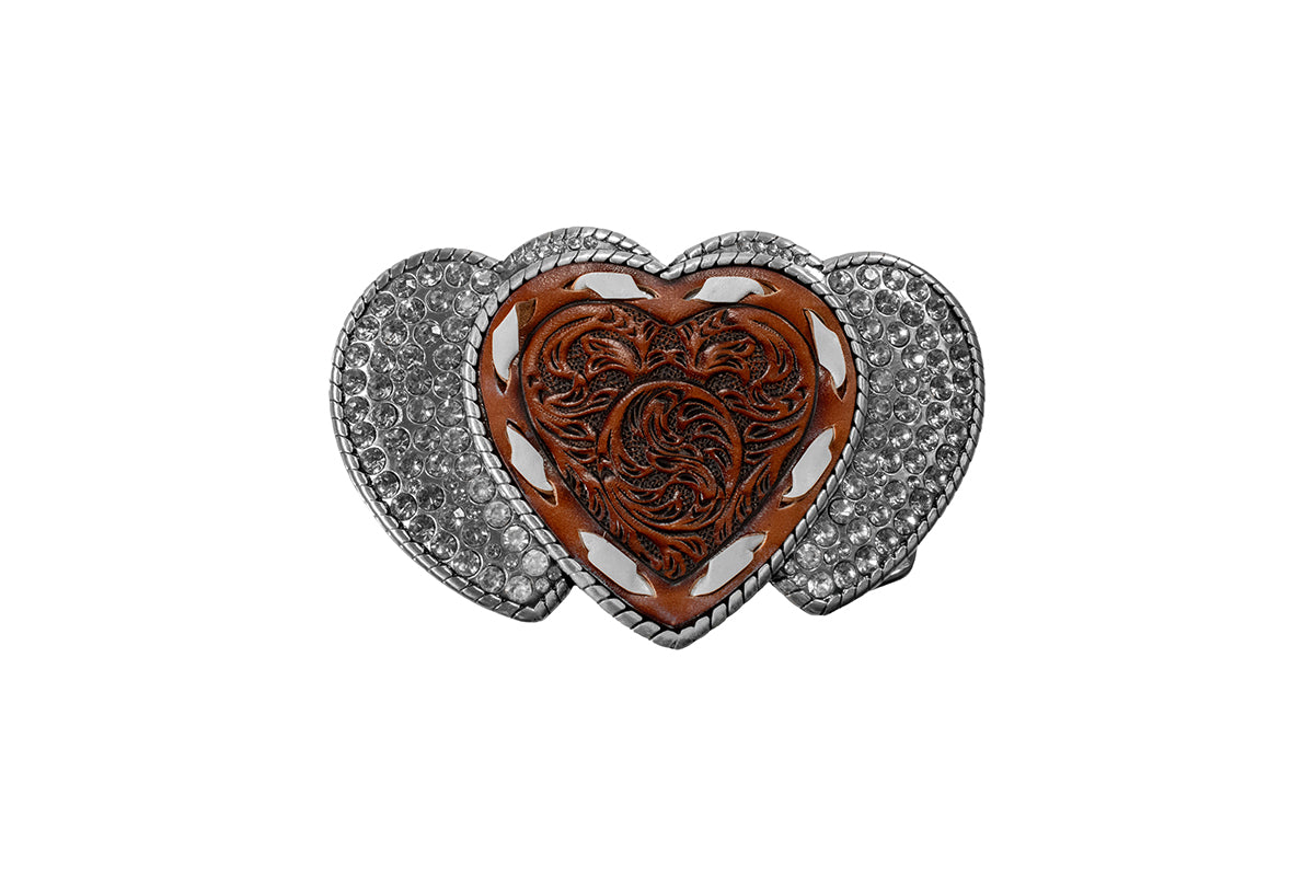 Blazin Roxx Womens 3 Hearts Inlay - 37967
