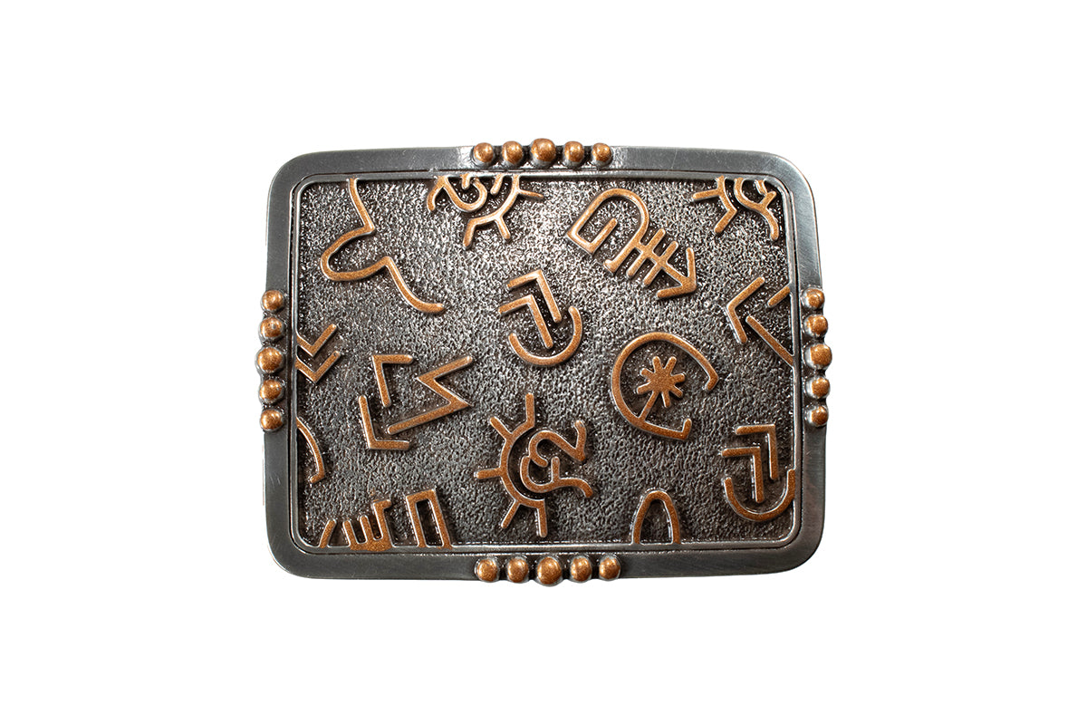 Blazin Roxx Womens Pearl Copper Bands Buckle - 37971
