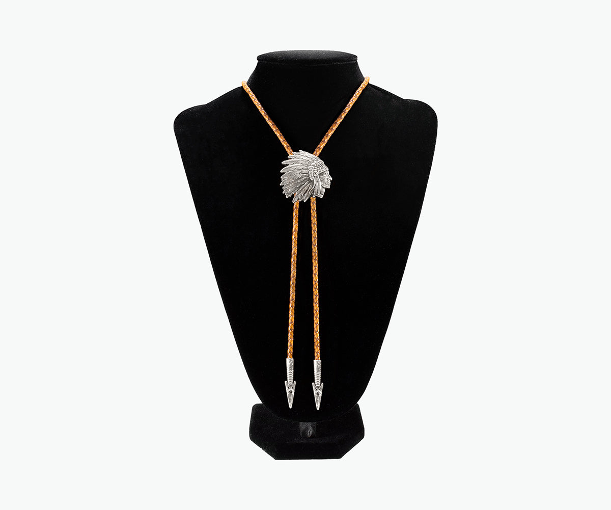 Indian Chief Adult Bolo Tie - 22426