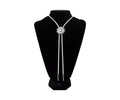 Clear Pearl Crystal Adult Bolo Tie - 22433