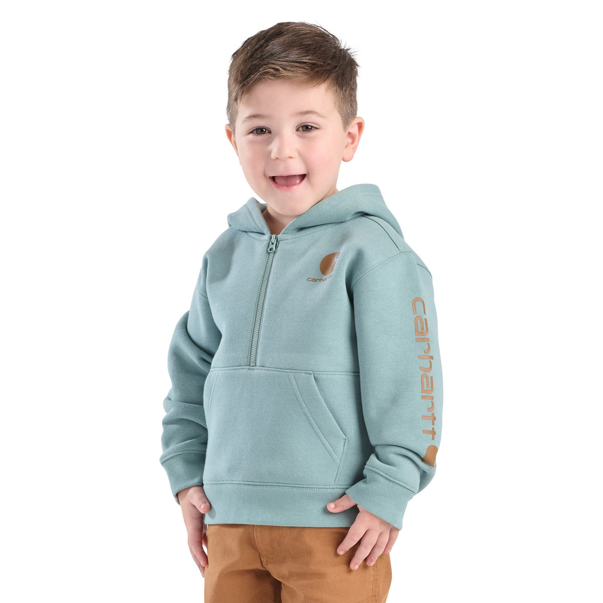 Carhartt Kids Long-sleeve Half-zip Sweatshirt H5-I CA6734-GH5-I - view 4