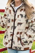 American Farm Company Womens Cattle Sherpa Jacket - WS08