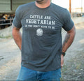 American Farm Company Cattle Are Vegetarian Tee - MT08