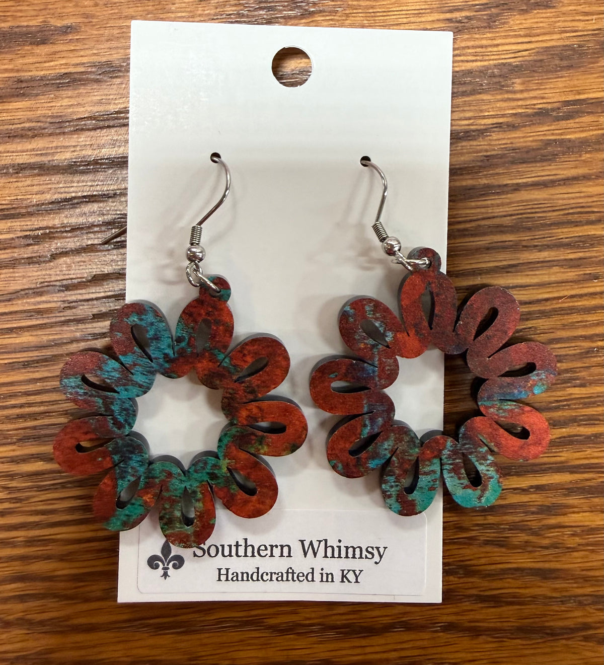 Southern Whimsy Patina Scallop-ER1333
