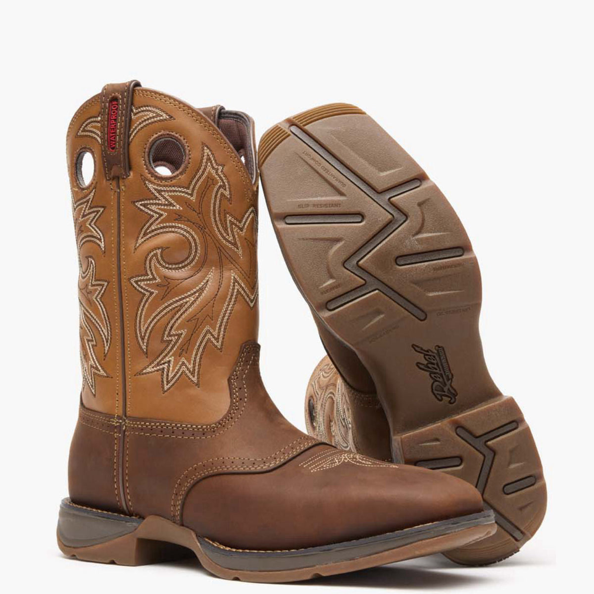 Durango Mens Rebel Steel Toe Waterproof Western Boot-DB019