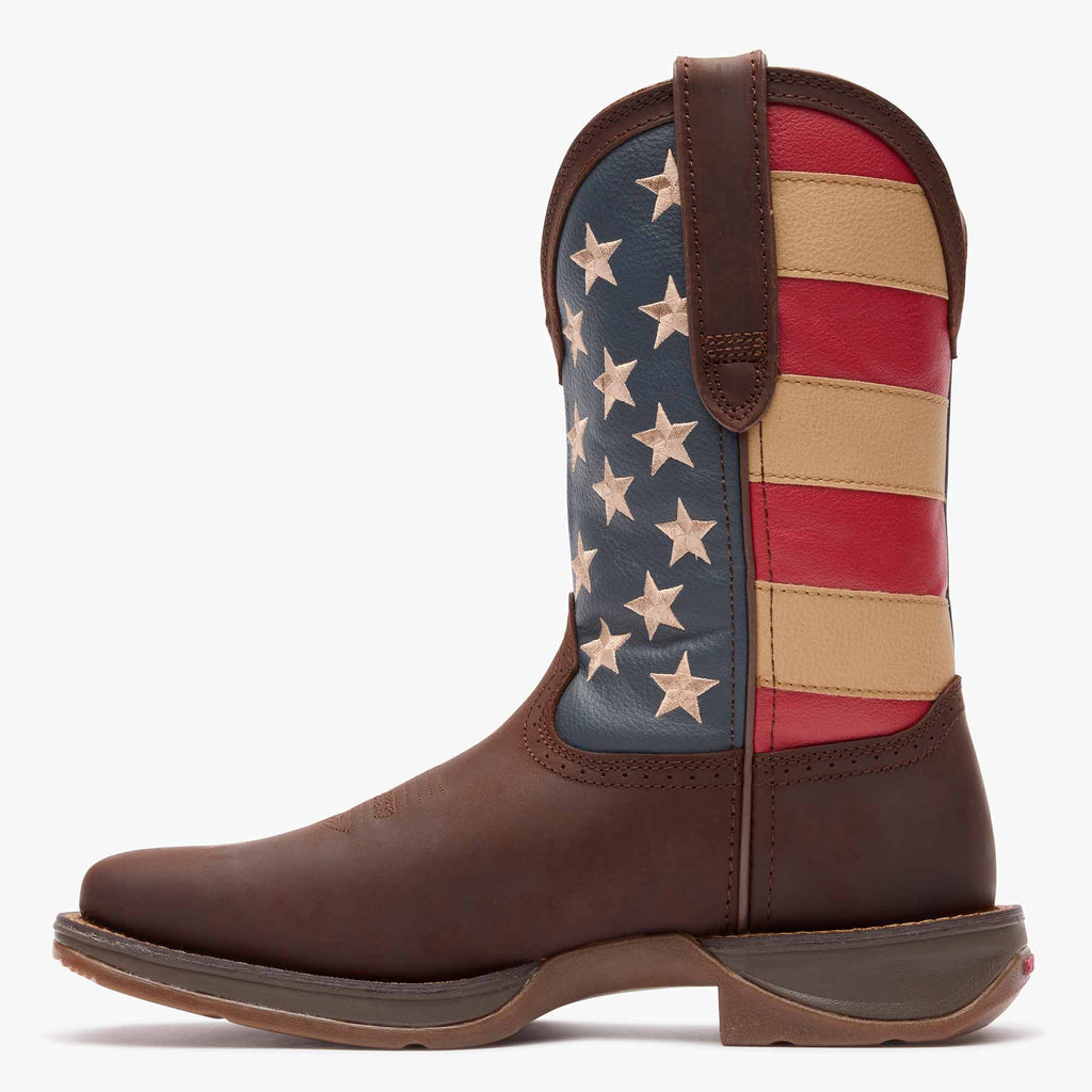 Durango Patriotic Rebel Sq Toe-DB5554