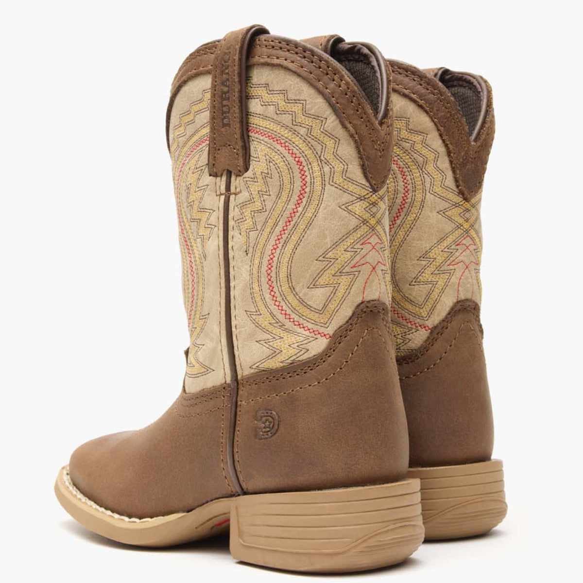 Durango Kids Lil' Rebel Pro Coffee and Bone Western Boot-DBT0241Y