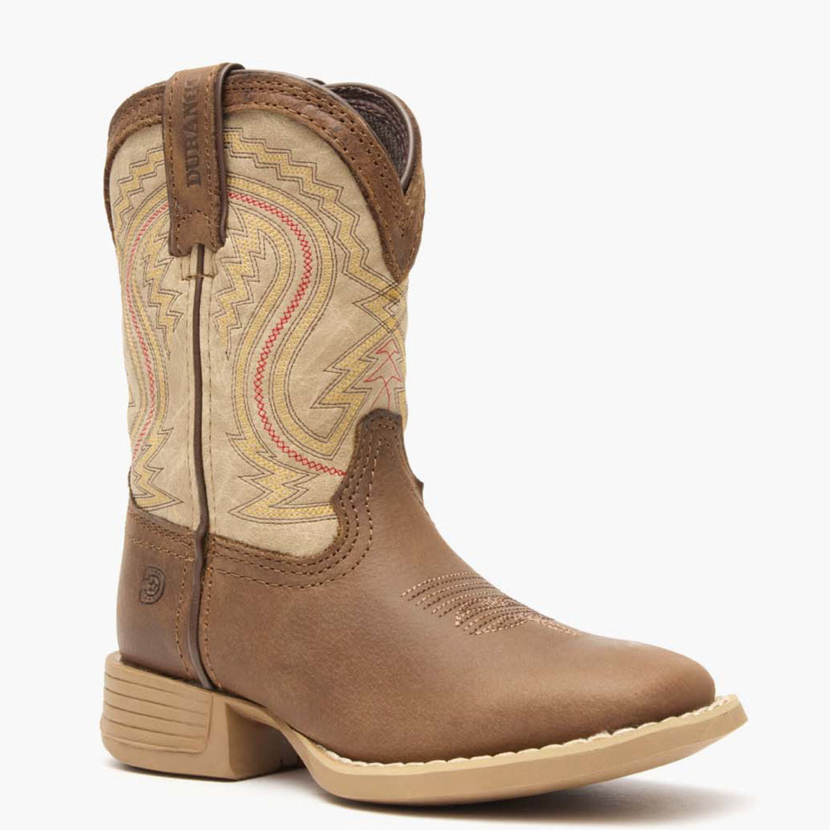 Durango Kids Lil' Rebel Pro Coffee and Bone Western Boot-DBT0241Y