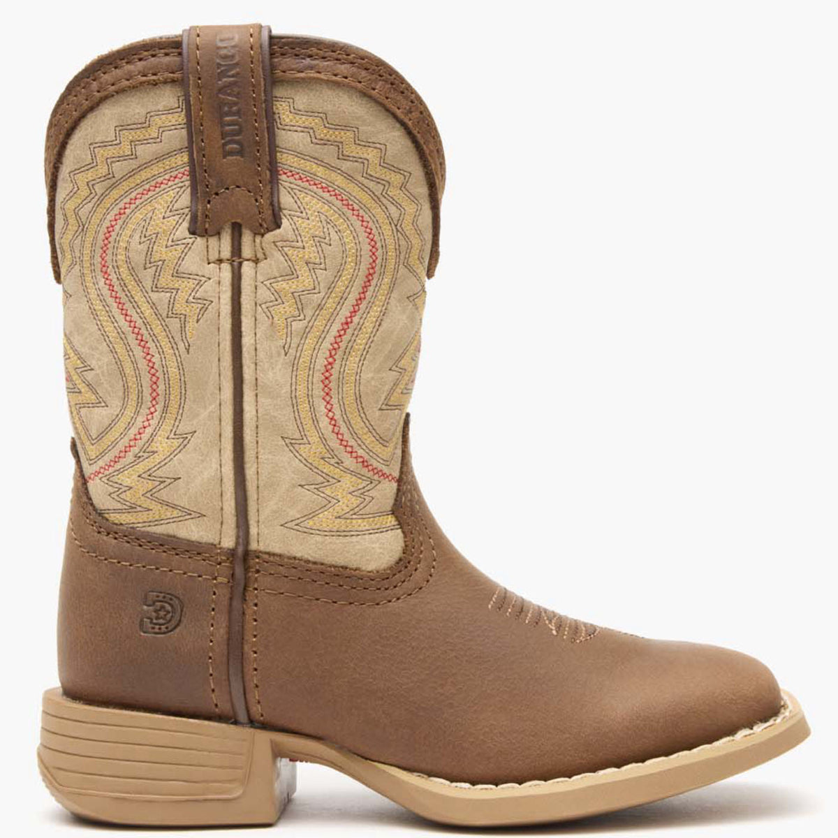 Durango Kids Lil' Rebel Pro Coffee and Bone Western Boot-DBT0241Y