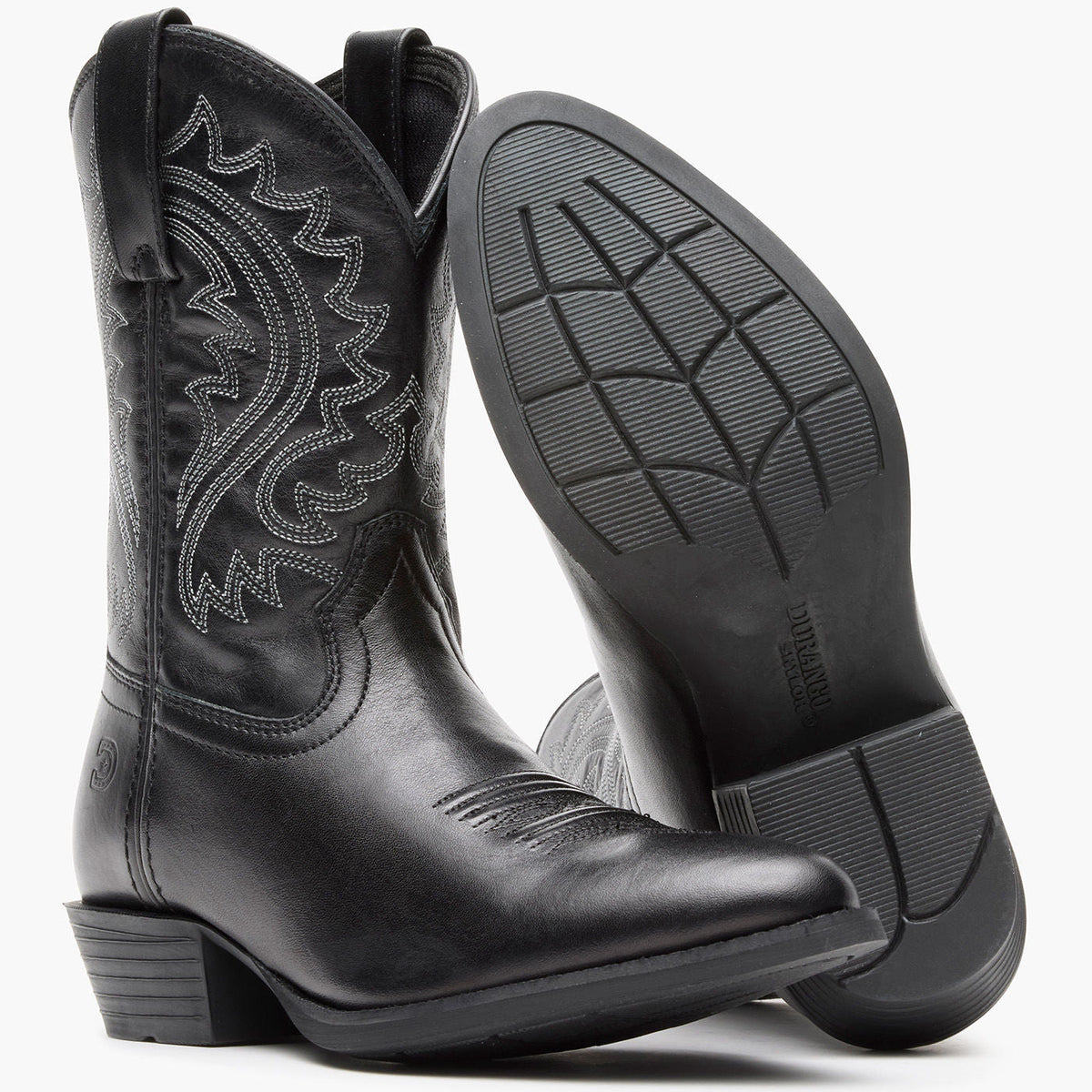 Durango Kids Shyloh Polished Black Onyx Western Boot-DBT0249C