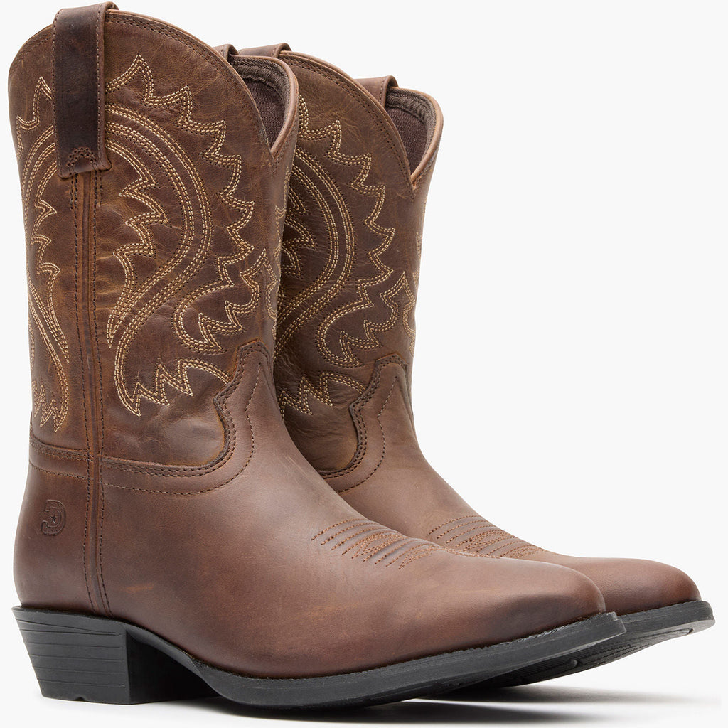 Durango Kids Shyloh Frontier Brown Western Boot-DBT0250C